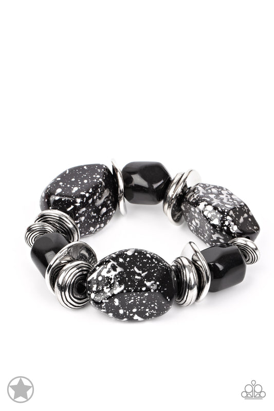 Glaze of Glory - Black Bracelet Bracelet Paparazzi Accessories