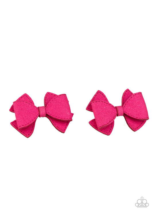Dont BOW It - Pink Bows Hair Clip Paparazzi Accessories