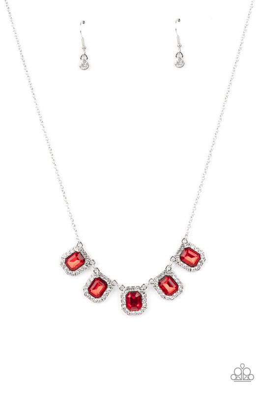 Next Level Luster - Red Bling Necklace Paparazzi Accessories