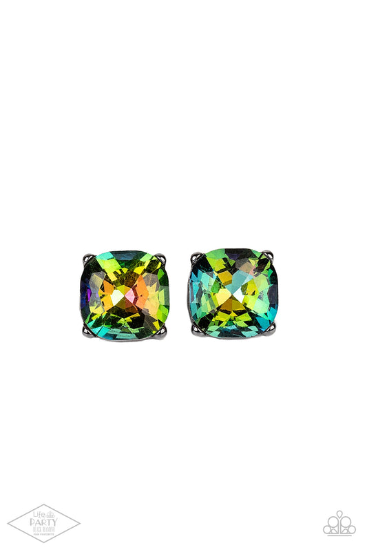 Royalty High - Multi Oil Spill Earrings Paparazzi Accessories