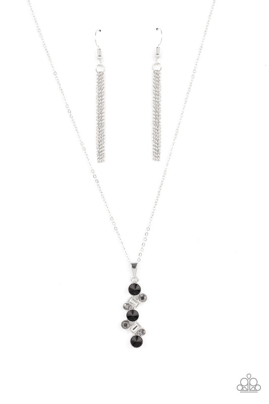Classically Clustered - Black Necklace Paparazzi Accessories