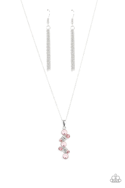 Classically Clustered - Pink Necklace Paparazzi Accessories