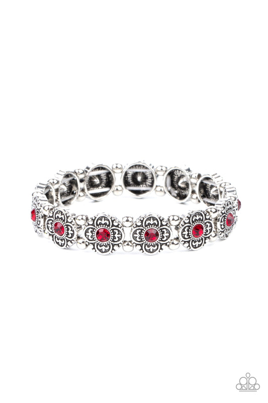 Trés Magnifique - Red Bracelet Paparazzi Accessories
