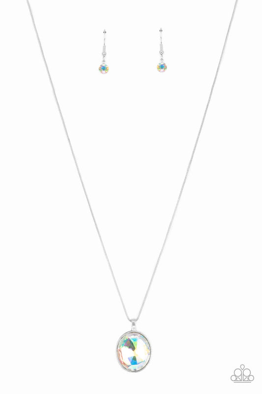 Instant Icon - Multi Iridescent Necklace Paparazzi Accessories