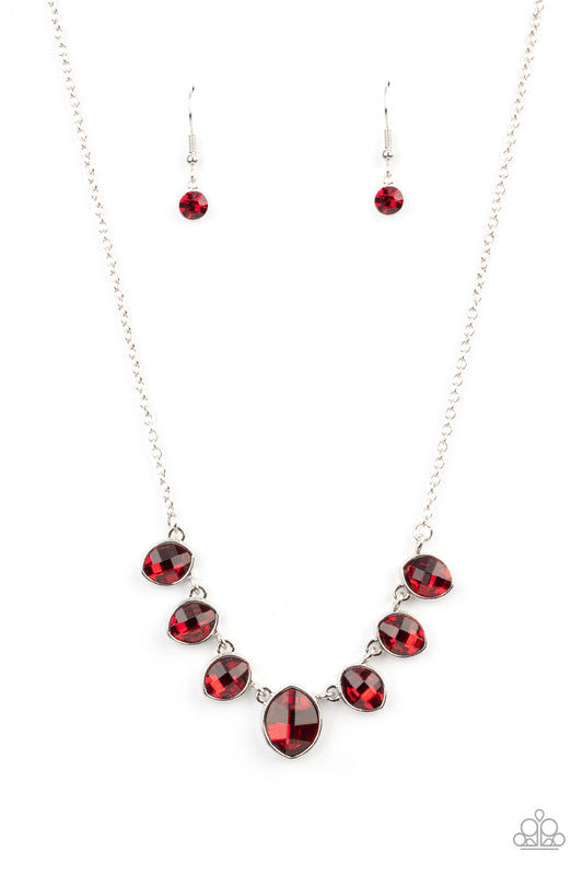 Material Girl Glamour - Red Necklace Paparazzi Accessories