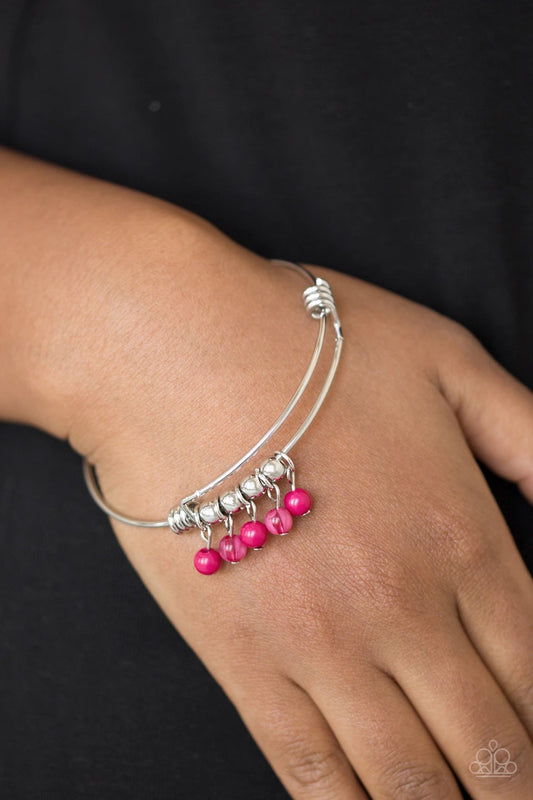 All Roads Lead To ROAM - Pink Bracelet Bangle Paparazzi Accessories